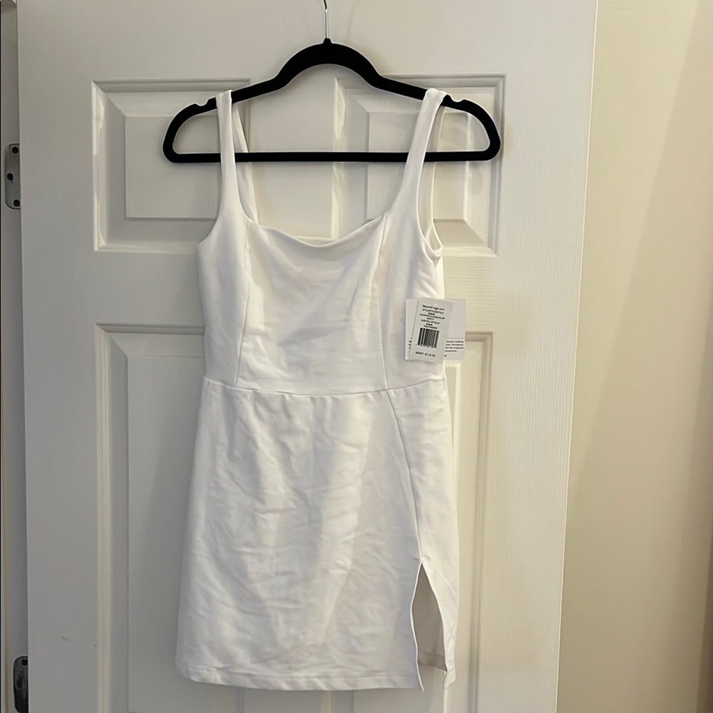 Beyond Yoga White Skater Skirt
